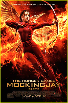 Jennifer Lawrence Sets The Final 'The Hunger Games: Mockingjay Part 2' Poster On Fire