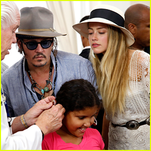 Johnny Depp & Amber Heard Gift Hearing Aids to Those in Need