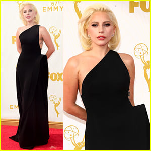 Lady Gaga Cheers on 'AHS' Co-Stars at Emmys 2015!