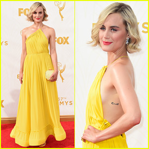 Taylor Schilling Goes Yellow at the Emmys 2015!