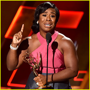 Uzo Aduba Wins Best Supporting Actress in a Drama at Emmys 2015!