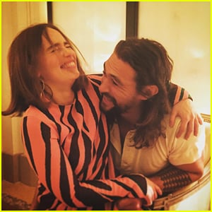 Emilia Clarke & Jason Momoa Had the Best 'Game of Thrones' Reunion in Paris!