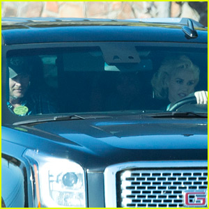 Gwen Stefani & Blake Shelton Take a Drive Together