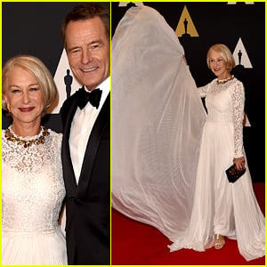 Helen Mirren Makes a Fierce Entrance at Governors Awards 2015
