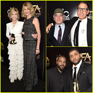 Jane Fonda & Robert De Niro Get Honored At Hollywood Film Awards 2015!