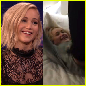 Jennifer Lawrence Dislocated Her Toe On an Airplane Bed