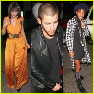 Kylie Jenner Parties With Nick Jonas & Willow Smith at Kendall's 20th Birthday Bash