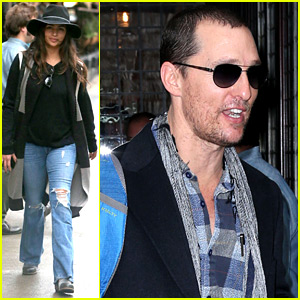 Matthew McConaughey & Wife Camila Alves Step Out in New York Before 'SNL'