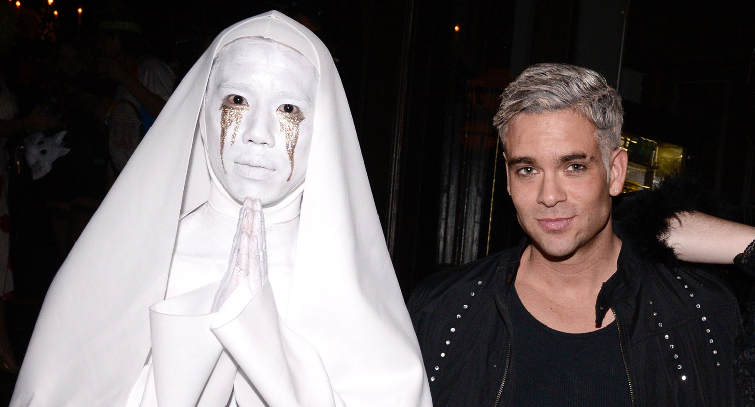 Mark Salling Dresses as Jared Eng at the JJ Halloween Party!