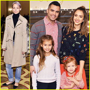 Jessica Alba Gets Festive with Family At Baby2Baby Holiday Party!