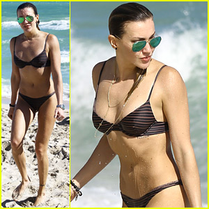 Arrow's Katie Cassidy Soaks Up the Sun in Her Bikini!