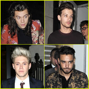 One Direction Guys Party Together After Final Pre-Hiatus Performance