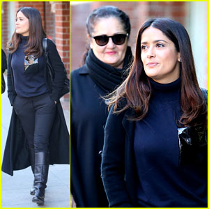 Salma Hayek Goes Bare & Natural in Makeup Free Selfies | Salma Hayek