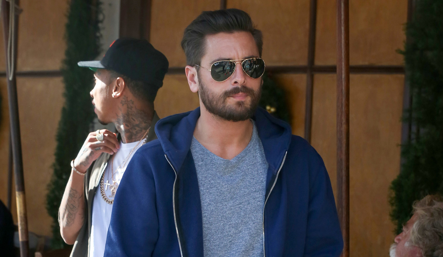 Scott Disick Grabs Lunch With Tyga Before Visiting Kim Kardashian