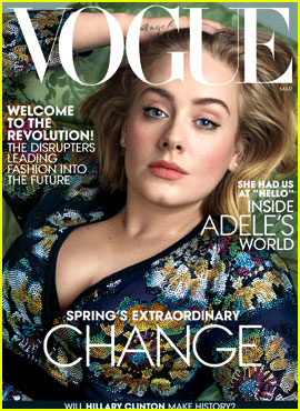 Adele Covers 'Vogue' March 2016, Discusses Her Weight Loss