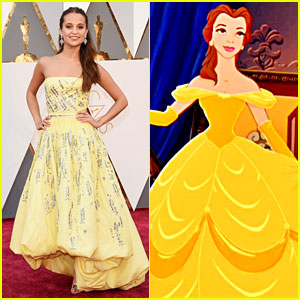 Alicia Vikander Looks Like Belle in Oscars 2016 Dress!