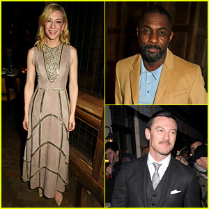 Cate Blanchett & Idris Elba Dine with Harvey Weinstein Before the BAFTAs