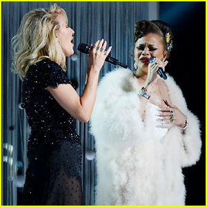 Ellie Goulding & Andra Day's Grammys 2016 Performance