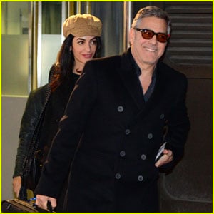 George Clooney & Amal Arrive in Berlin for Film Festival 2016