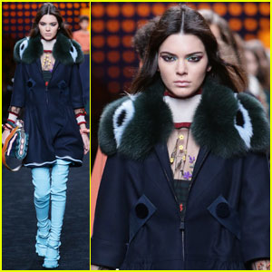 Kendall Jenner Opens the Fendi Runway Show in Milan