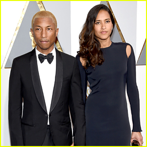 Pharell Williams & Helen Lasichanh Chat With Attendees in Oscars 2016 Audience