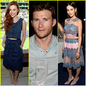 Holland Roden, Scott Eastwood, & Camilla Belle Take in Tennis with Moet & Chandon!