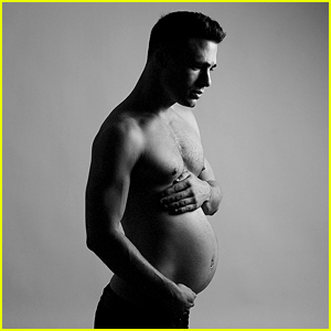 Colton Haynes Appears Pregnant, Cradles Baby Bump for New Photo Shoot