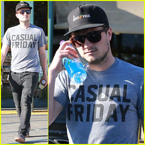 Josh Hutcherson Stops By Whole Foods on Easter Sunday