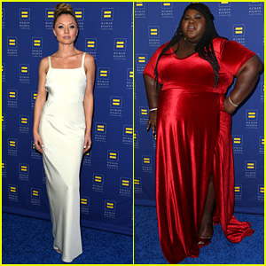 Empire's Kaitlin Doubleday & Gabourey Sidibe Step Out for HRC Gala