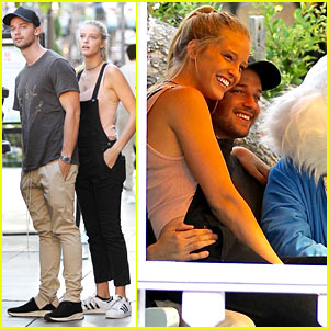 Patrick Schwarzenegger & Girlfriend Abby Champion Take Easter Photos