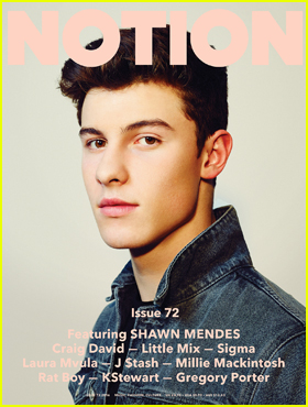 Shawn Mendes Considers Himself 'Lucky' in 'Notion' Magazine