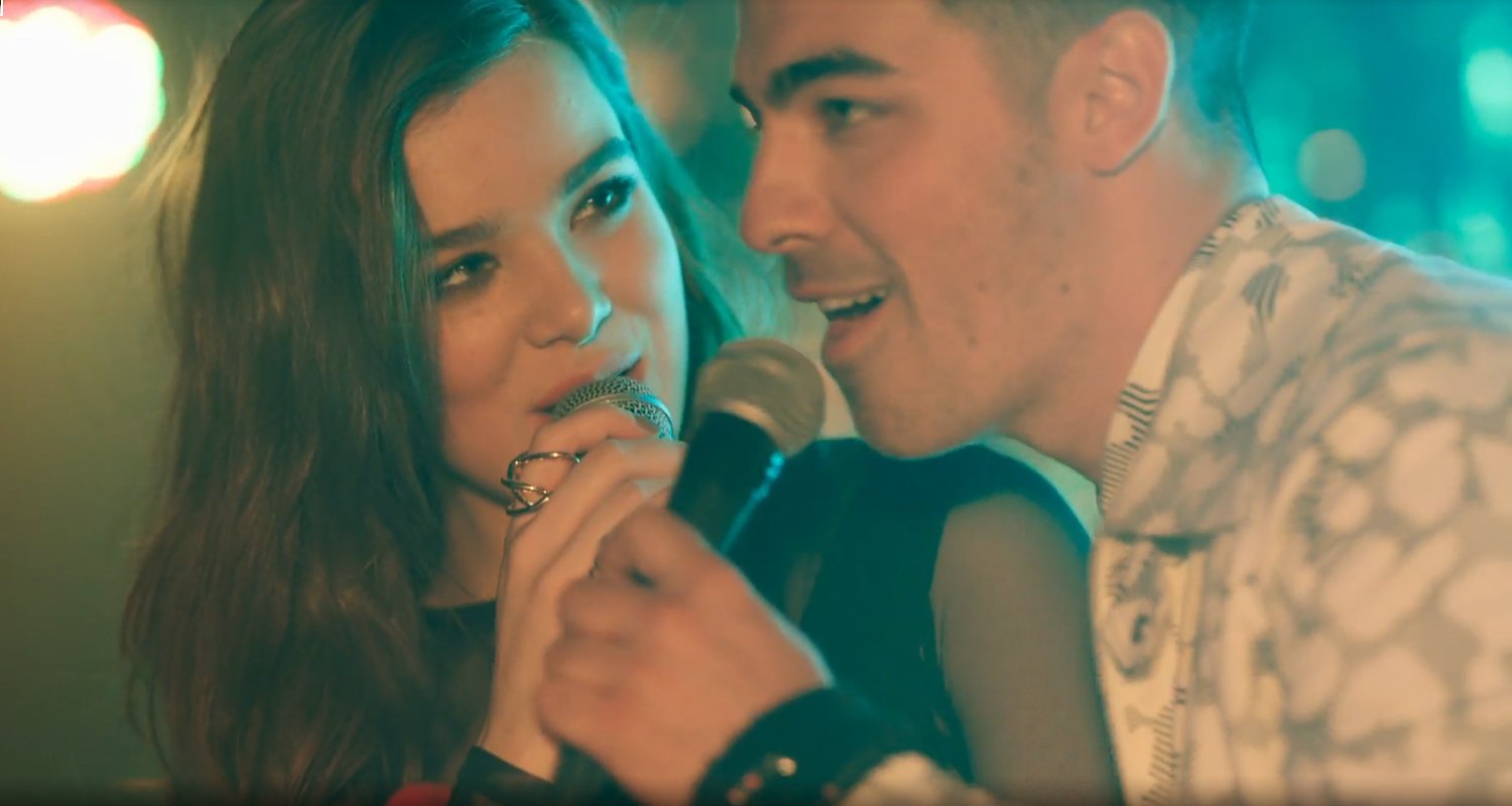 Hailee Steinfeld & DNCE Premiere ‘Rock Bottom’ Music Video Watch Now(01)