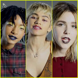 Willow Smith, Zendaya, & Kiernan Shipka Pay Homage to David Bowie With 'Changes' Cover (Video)
