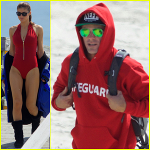 Zac Efron & Alexandra Daddario Hit the Beachy 'Baywatch' Set