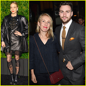 Aaron Taylor-Johnson & Wife Sam Couple Up At Chanel Tribeca Film Fest Artists Dinner 2016!