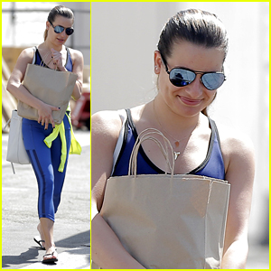 Lea Michele Doubles Up on Wednesday Workouts