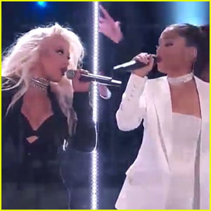 Ariana Grande & Christina Aguilera Sing 'Dangerous Woman' Together on 'The Voice' Finale (Video)