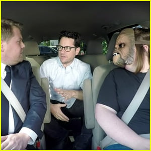 Chewbacca Mom Candace Payne Meets Star Wars' J.J. Abrams in James Corden's Carpool - Watch Now!