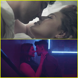 Joe Jonas & Model Ashley Graham Get Close In DNCE 'Toothbrush' Music Video!