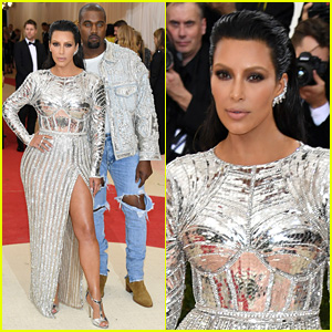 Kim Kardashian & Kanye West Are a Balmain Couple at Met Gala 2016