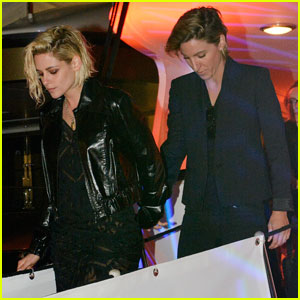 Kristen Stewart & Alicia Cargile Couple Up for Cannes Party After Her Film is Booed by Audience