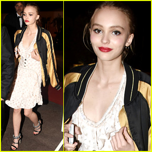 Lily-Rose Depp Hits Up a Private Cannes Party Before Leaving Town