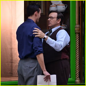 Kevin Spacey & Nicholas Hoult Continue Work on 'Rebel in the Rye'