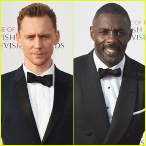 Tom Hiddleston & Idris Elba Suit Up in Style for British Academy Television Awards 2016