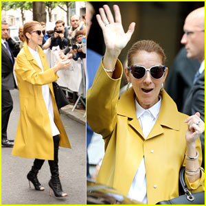 Celine Dion Arrives in Paris for Summer European Tour