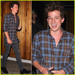 Charlie Puth Has a Nice Guy Night With a Female Friend