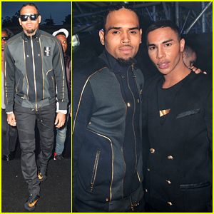 Chris Brown Celebrates NikeLab x Olivier Rousteing Collection Launch!