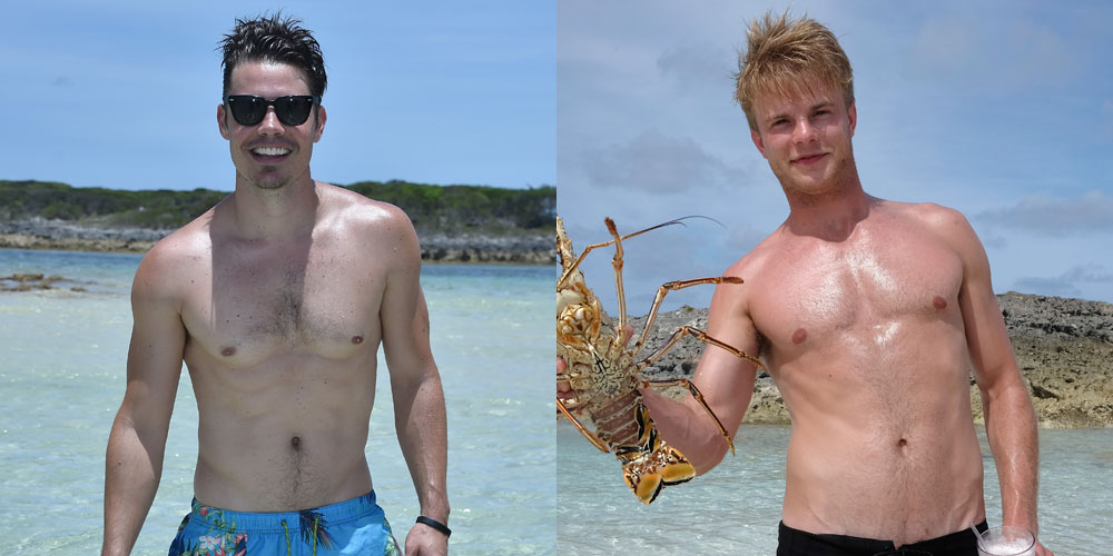 Josh Henderson & Graham Rogers Go Shirtless in the Bahamas for Beach Volleyball Game!