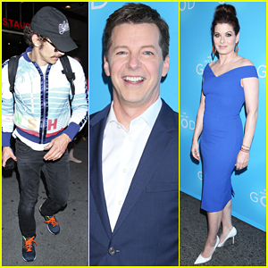 James Franco & Debra Messing Support Sean Hayes At 'An Act of God' Opening Night!