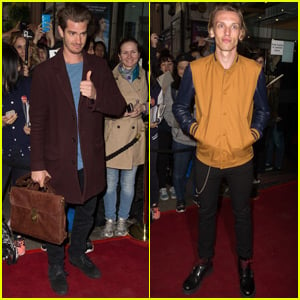 Andrew Garfield & Jamie Campbell Bower Support 'The Spoils' on Opening Night